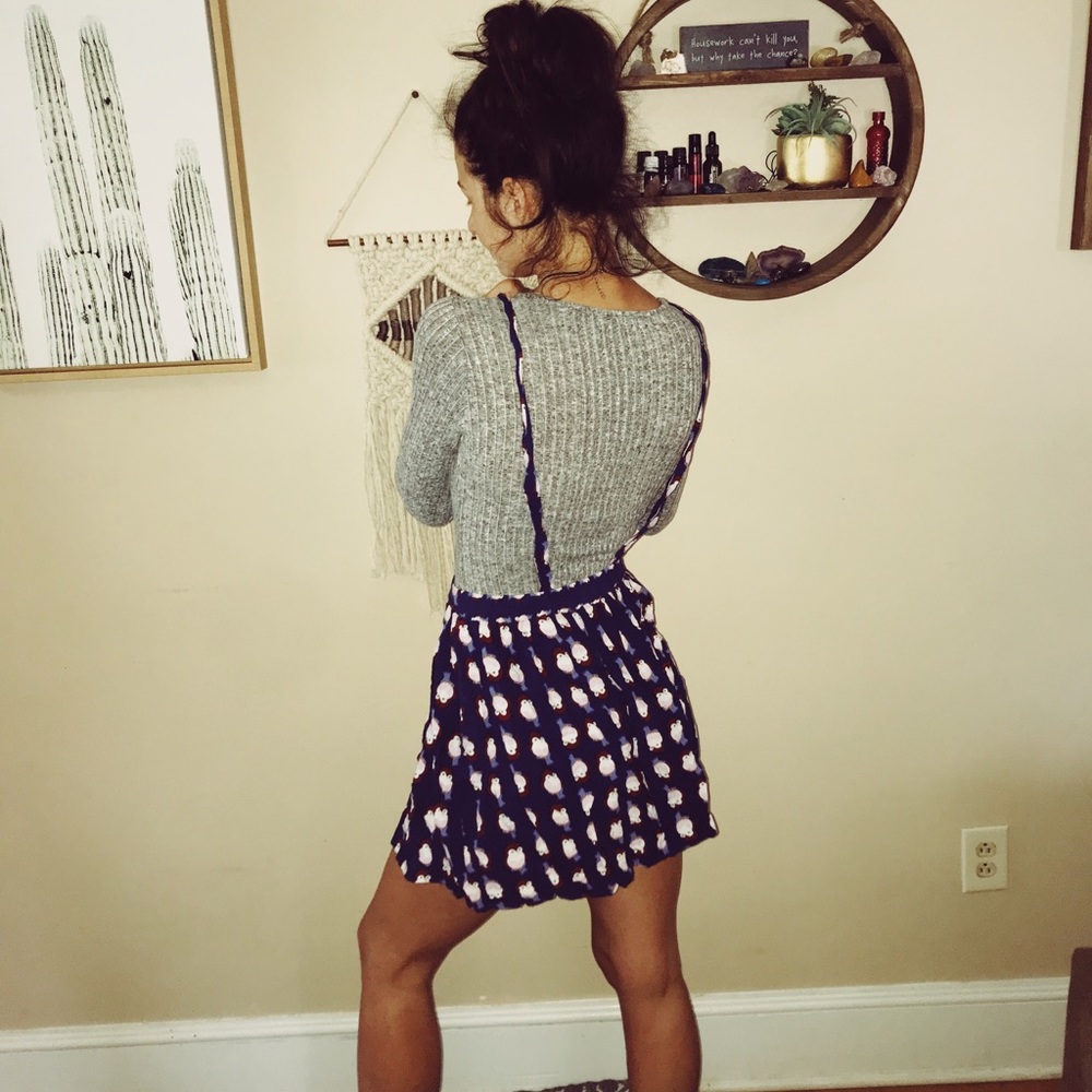 Cute skater dress with printed owls